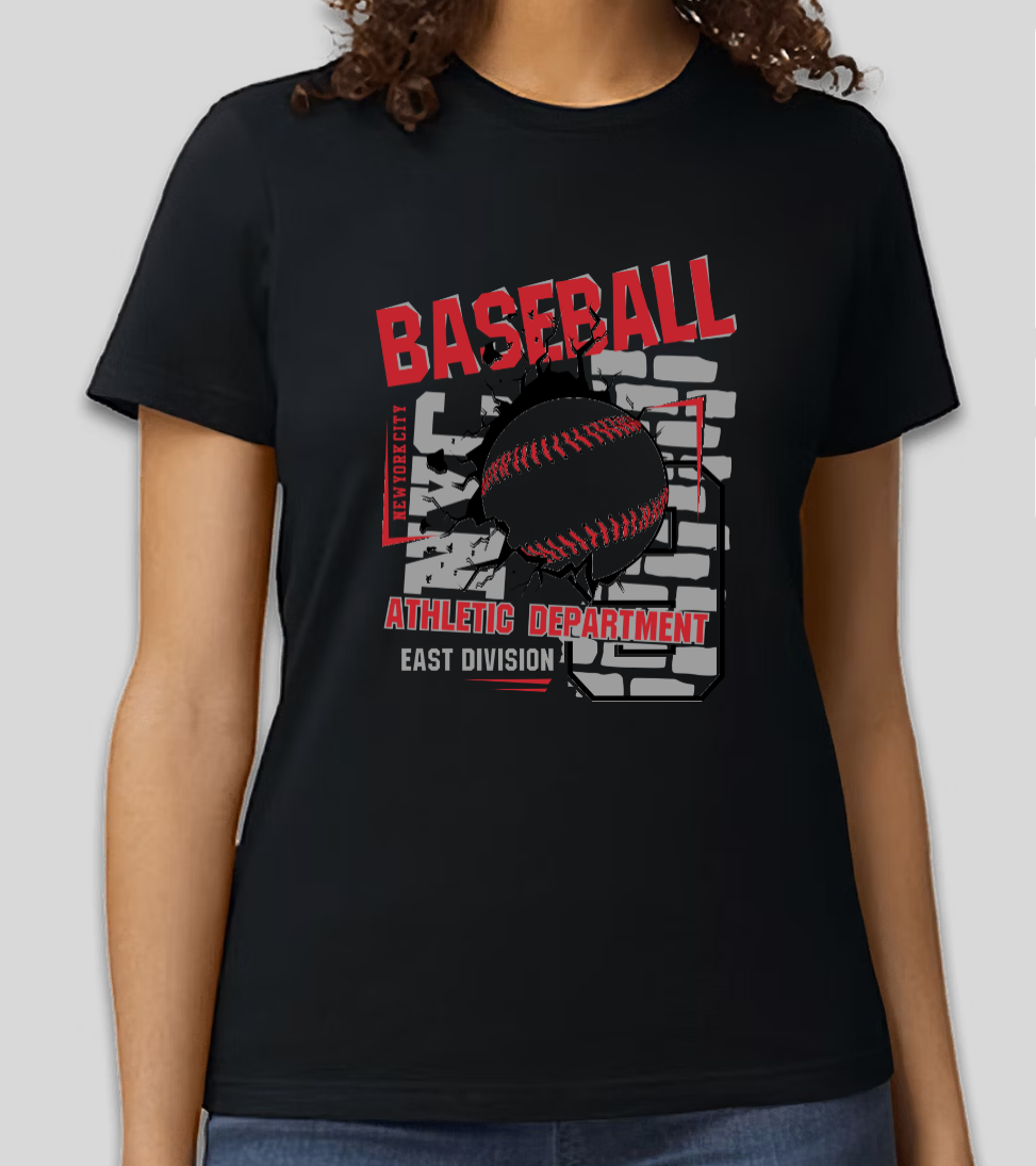 "Baseball Athletic Department" Sports Graphic T-Shirt | Classic Baseball Fan Apparel | Unisex Casual Tee