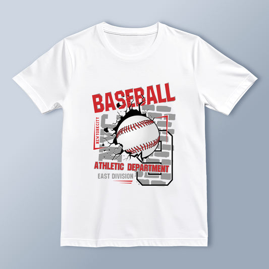 "Baseball Athletic Department" Sports Graphic T-Shirt | Classic Baseball Fan Apparel | Unisex Casual Tee